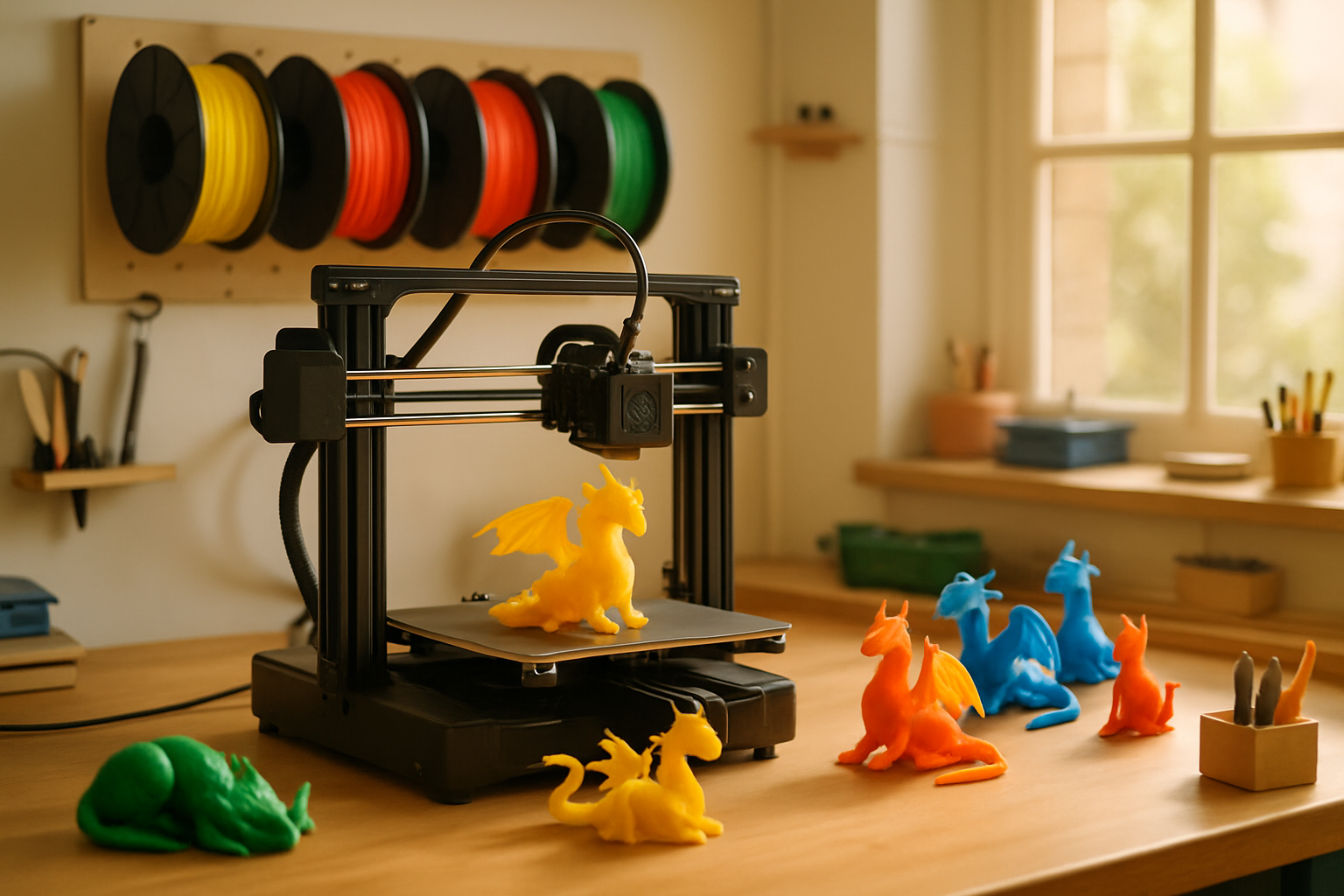 Randy's 3D printing studio