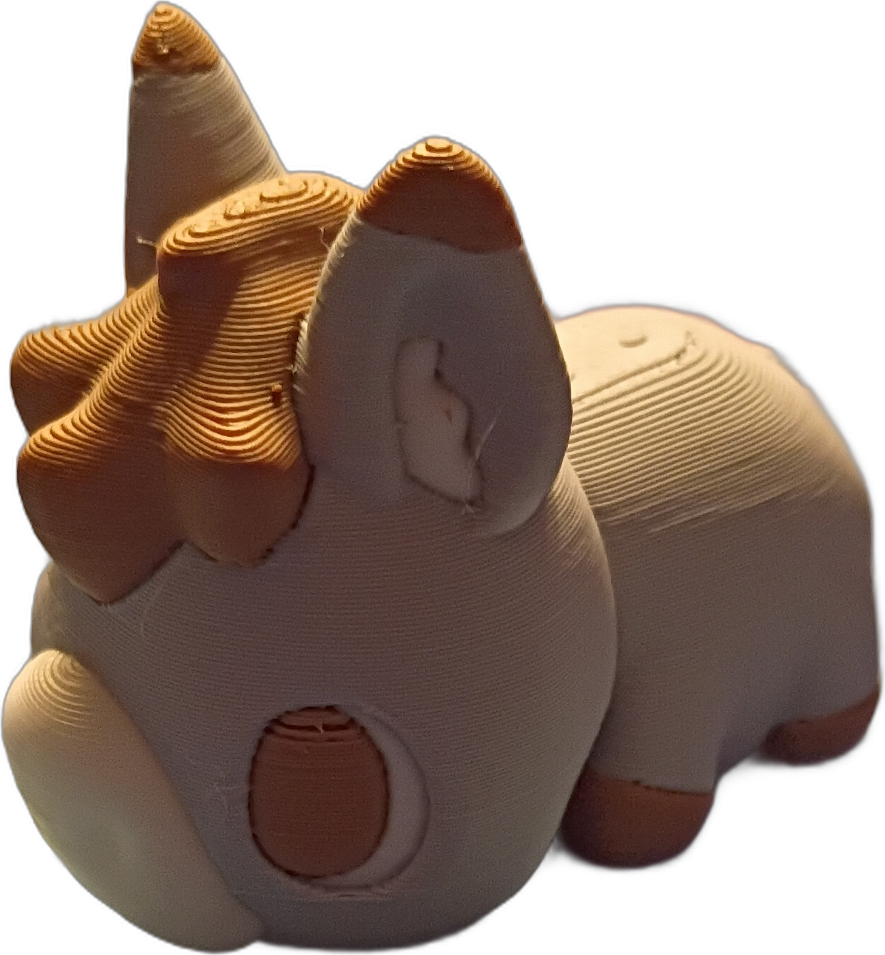 Cream & Tan Unicorn
