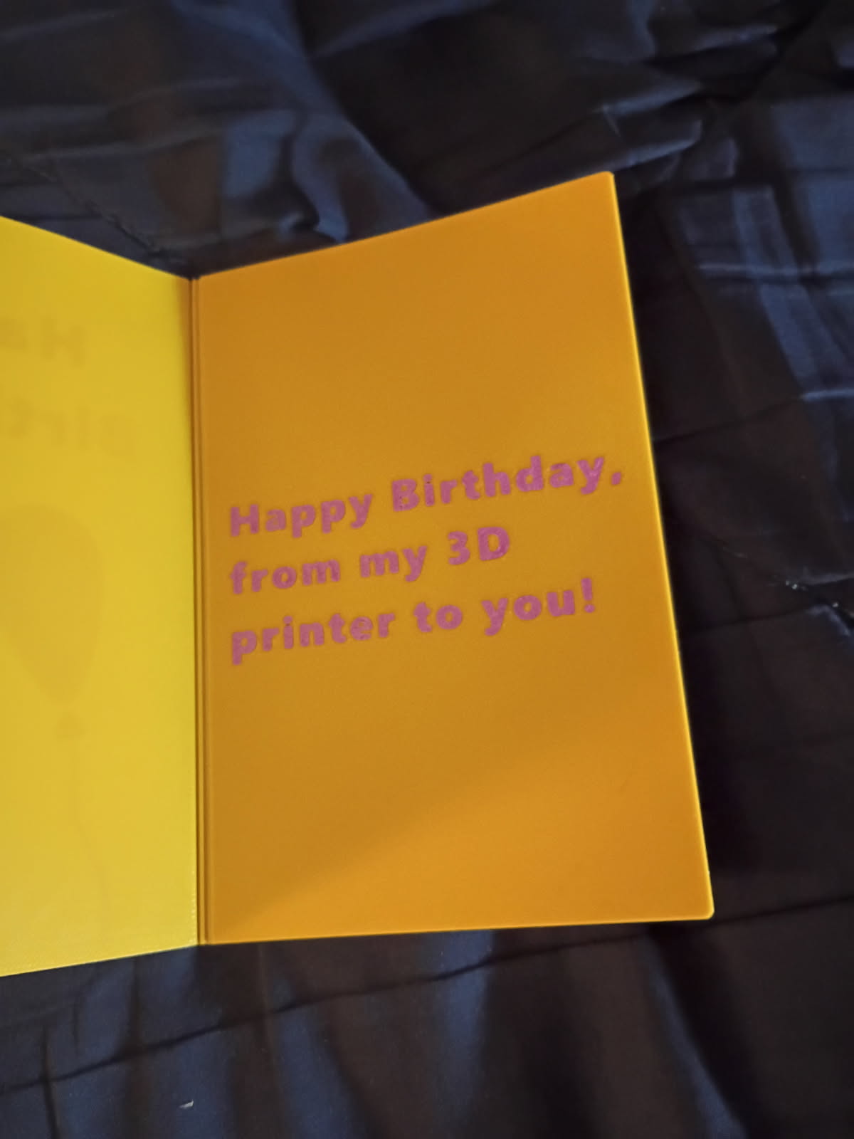From My 3D Printer To You Card